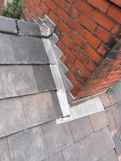 Chimney repair in Hale, Greater Manchester.