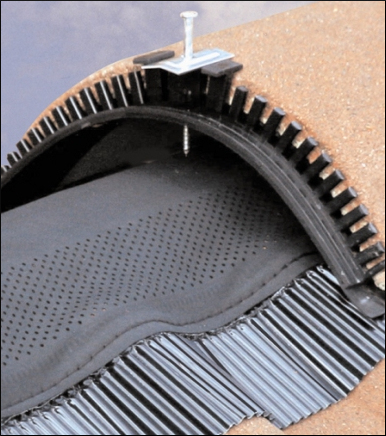 Vented ridge systems.